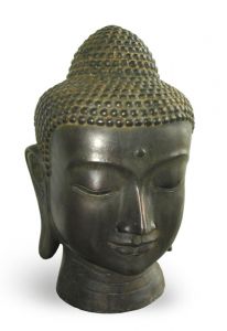 Buddha huvud brons