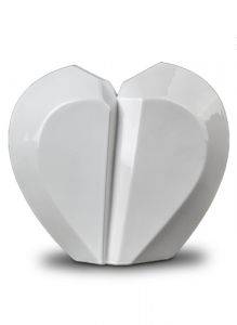 keramikurna 'Brustet hjärta'
